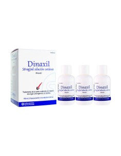 DINAXIL 50 MG/ML SOLUCION CUTANEA 3 FRASCOS 60 ML