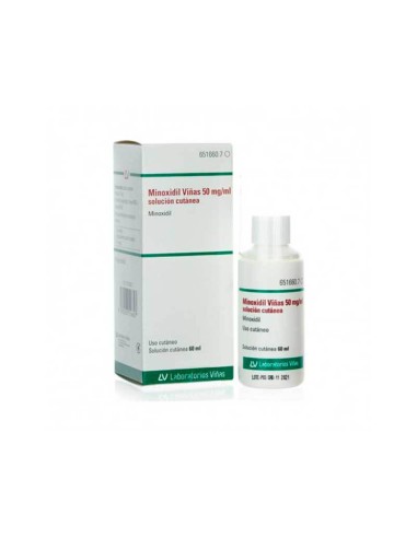 MINOXIDIL VIÑAS 50 MG/ML SOLUCION CUTANEA 1 FRASCO 60 ML