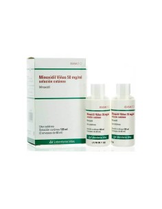 MINOXIDIL VIÑAS 50 MG/ML SOLUCION CUTANEA 2 FRASCOS 60 ML