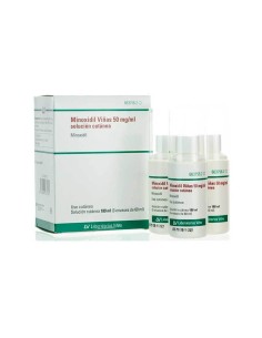 MINOXIDIL VIÑAS 50 MG/ML SOLUCION CUTANEA 3 FRASCOS 60 ML