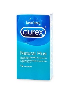 DUREX NATURAL PLUS PRESERVATIVOS 12 PRESERVATIVO