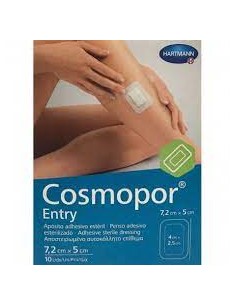 COSMOPOR ENTRY APOSITO ESTERIL 7,2X5 CM 10 UNIDADES