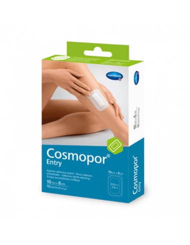 COSMOPOR ENTRY APOSITO ESTERIL 10X6 CM 10 UNIDADES