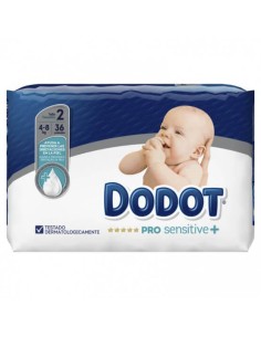 DODOT PRO SENSITIVET 2-4-8 KG 36 UNIDADES