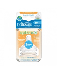 DR BROWN´S TETINA BIBERON BOCA ANCHA.N-2.3M-+