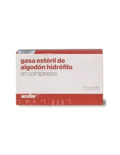 GASA ESTERIL ALGODON HIDROFILO COMPRESAS ACOFARM
