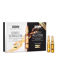 ISDINCEUTICS 10 UNIDADES FLAVO-C ULTRAGLICAN + 10 UNIDADES FLAVO-C MELATONINA