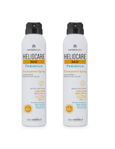 HELIOCARE DUPLO PEDIATRICS SPRAY TRANSPARENTE 200ML+200ML
