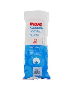 INDAS ALGODON PURO ZIG-ZAG 50 G.