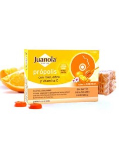 JUANOLA PROPOLIS PASTILLAS NARANJA 24 PASTILLAS