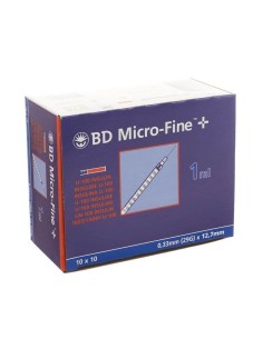 JERINGA INSULINA BD 1 ML.12,7 X 0,33 10 UND.