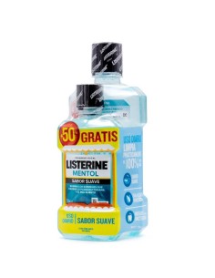 LISTERINE MENTOL SUAVE ZERO 500+250ML
