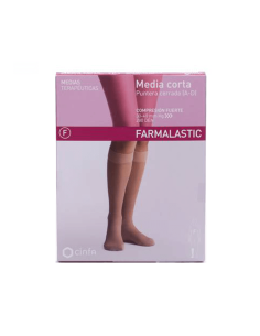 MEDIA FARMALASTIC CORTA C.FTE.T/G. P.CERRADA