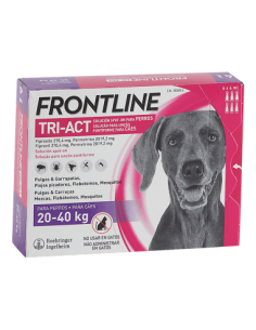 FRONTLINE TRI-ACT PERROS 20-40 KG 6 PIPETAS BOEHRINGER