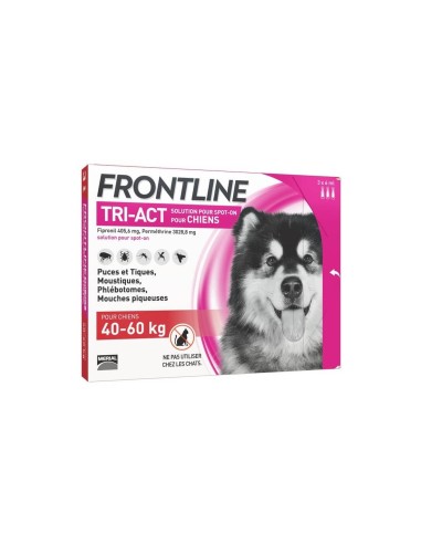 FRONTLINE TRI-ACT PERROS 40-60 KG 3 PIPETAS BOEHRINGER