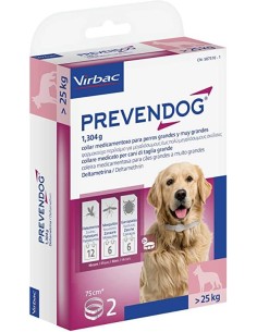 PREVENDOG COLLAR 75 CM PACK 2 UNIDADES VIRBAC