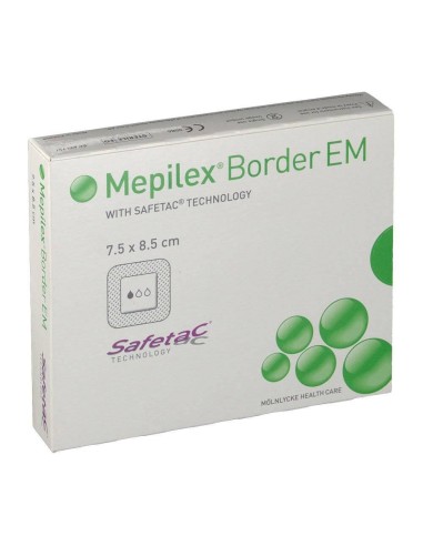 MEPILEX BORDER E.M. 7,5 X 8,5 3 UNIDADES