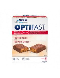 NESTLE OPTIFAST BARRITAS FRUTAS DEL BOSQUE 6 UNIDADES