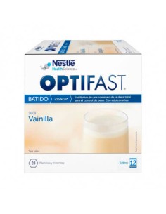 NESTLE OPTIFAST BATIDO VAINILLA 12 SOBRES