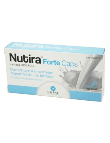 NUTIRA FORTE LACTASA 9000 FCC 30 CAPSULAS