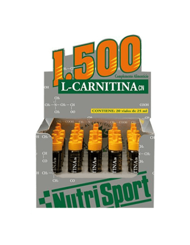 NUTRISPORT L-CARNITINA 20 VIALES NARANJA