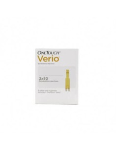 ONETOUCH VERIO TIRAS REACTIVAS GLUCEMIA 100 UND