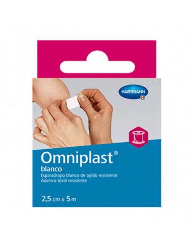 OMNIPLAST BLANCO ESPARADRAPO 2.5M X 5M