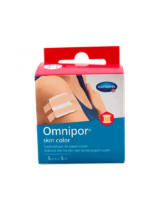 OMNIPOR SKIN COLOR ESPARADRAPO PAPEL 5 CM X 5M