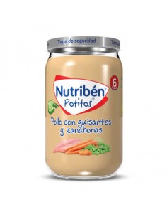 NUTRIBEN POTITO POLLO CON GUISANTES Y ZANAHORIAS 235G
