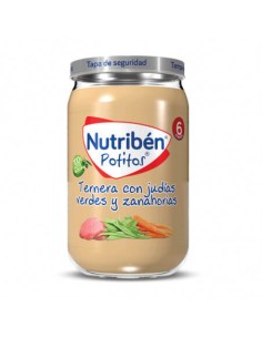NUTRIBEN POTITO TERNERA CON JUDIAS VERDES Y ZANAHORIAS 235G