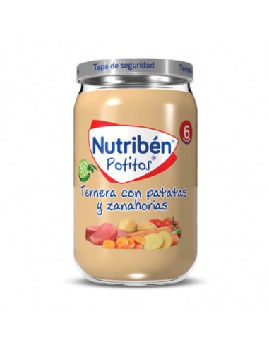 NUTRIBEN POTITO TERNERA CON PATATAS Y ZANAHORIAS 235G