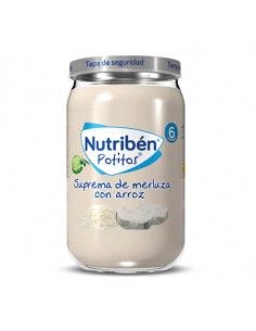 NUTRIBEN POTITO SUPREMA DE MERLUZA CON ARROZ POTITO 235G