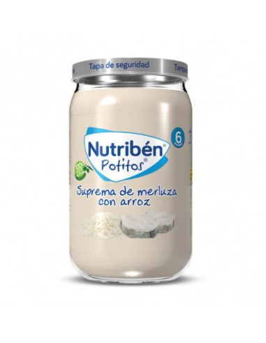 NUTRIBEN POTITO SUPREMA DE MERLUZA CON ARROZ POTITO 235G