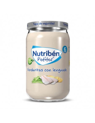 NUTRIBEN POTITO VERDURITAS CON LENGUADO 235 G
