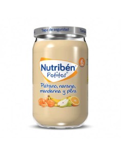 NUTRIBEN PLATANO NARANJA MANDARINA Y PERA POTITO