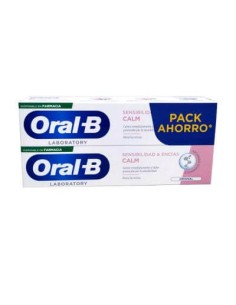 ORAL-B SENSIBILIDAD Y ENCIAS CALM 2 TUBOS 100 ML