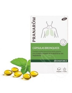 PRANAROM AROMAFORCE BRONQUIOS BIO 30 CAPSULAS