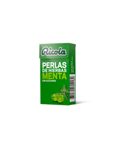 RICOLA PERLAS SIN AZUCAR MENTA 25 GRAMOS
