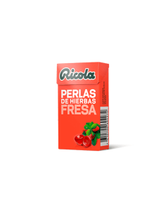 RICOLA PERLAS DE FRESA SIN AZÚCAR