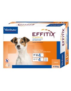 EFFITIX PERROS 4-10KG 4 PIPETAS VIRBAC