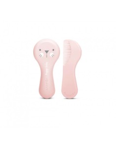 SUAVINEX CEPILLO Y PEINE INFANTIL SOFT ROSA DECO