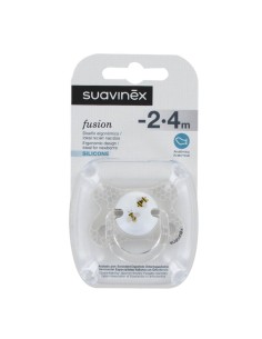 SUAVINEX CHUPETE FUSION ANATOMICO SILICONA 2 A 4 MESES