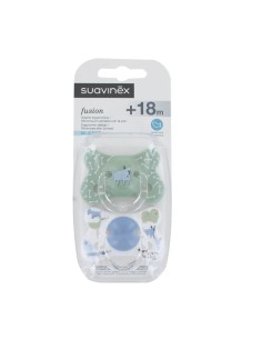 SUAVINEX CHUPETE FUSION ANATOMICO SILICONA +18M 2 UNIDADES