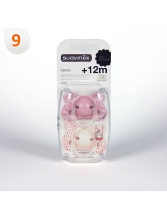 SUAVINEX CHUPETE ANATÓMICO TETINA ANATÓMICA LATEX +12 MESES 2 UNIDADES