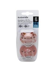 SUAVINEX CHUPETE SILICONA FISIOLOGICO 0-6 M 2 UNIDADES