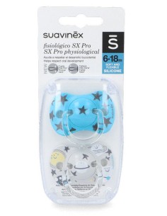SUAVINEX CHUPETE FISIOLOGICO SX PRO 6-18 MESES 1 UNIDAD