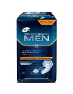 TENA MEN LEVEL-3 ABSORBENTE 16 UNIDADES