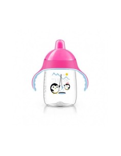 VASO BOQUILLA PHILIPS AVENT 340 ML ROSA