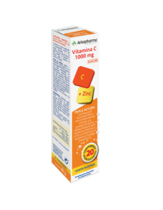 VITAMINA C 1000 MG + ZINC ARKOVITAL COMPRIMIDOS EFERVESCENTES