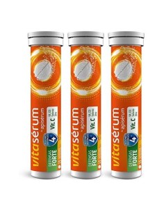 VITASERUM BY APISERUM DEFENSAS FORTE 2 ENVASES 30 + 15 COMPRIMIDOS EFERVESCENTES PACK